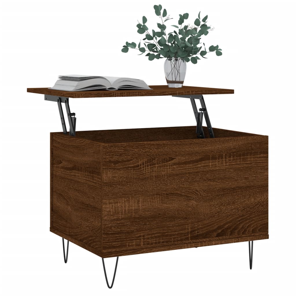 Couchtisch Braun Eichen-Optik 60x44,5x45 cm Holzwerkstoff