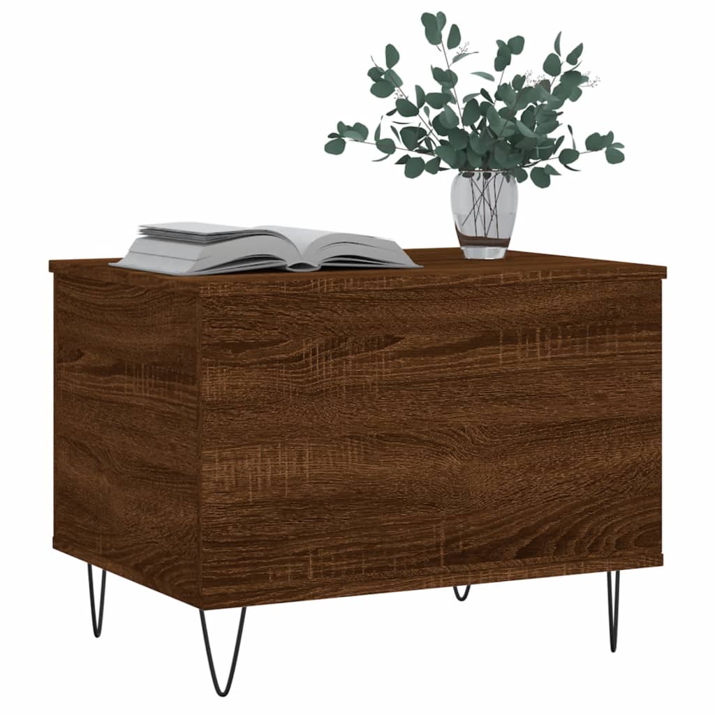 Couchtisch Braun Eichen-Optik 60x44,5x45 cm Holzwerkstoff