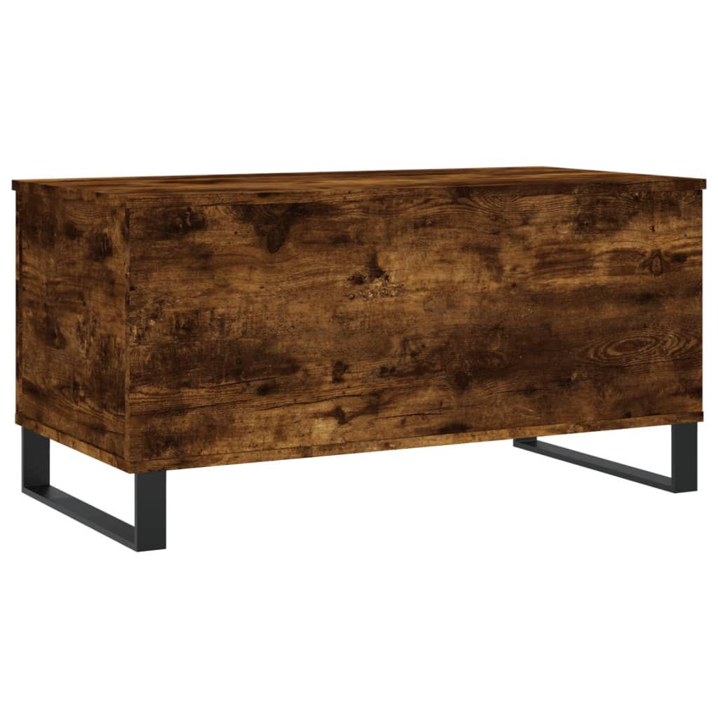 Table basse chêne fumé 90x44,5x45 cm en bois