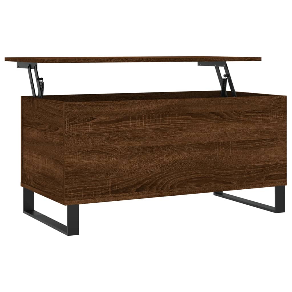 Couchtisch Braun Eichen-Optik 90x44,5x45 cm Holzwerkstoff