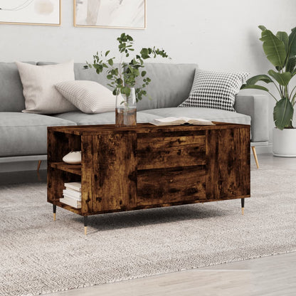 Couchtisch Räuchereiche 102x44,5x50 cm Holzwerkstoff