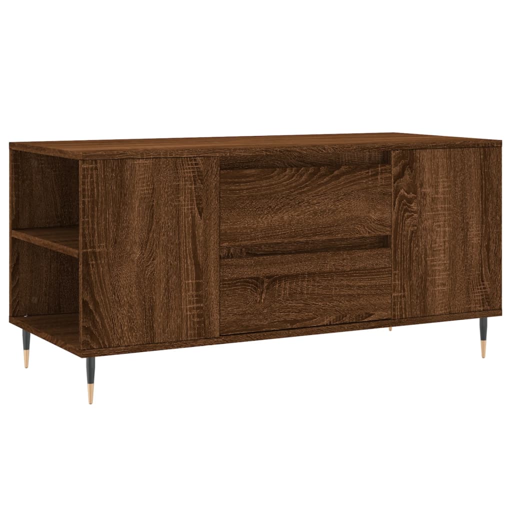 Couchtisch Braun Eichen-Optik 102x44,5x50 cm Holzwerkstoff