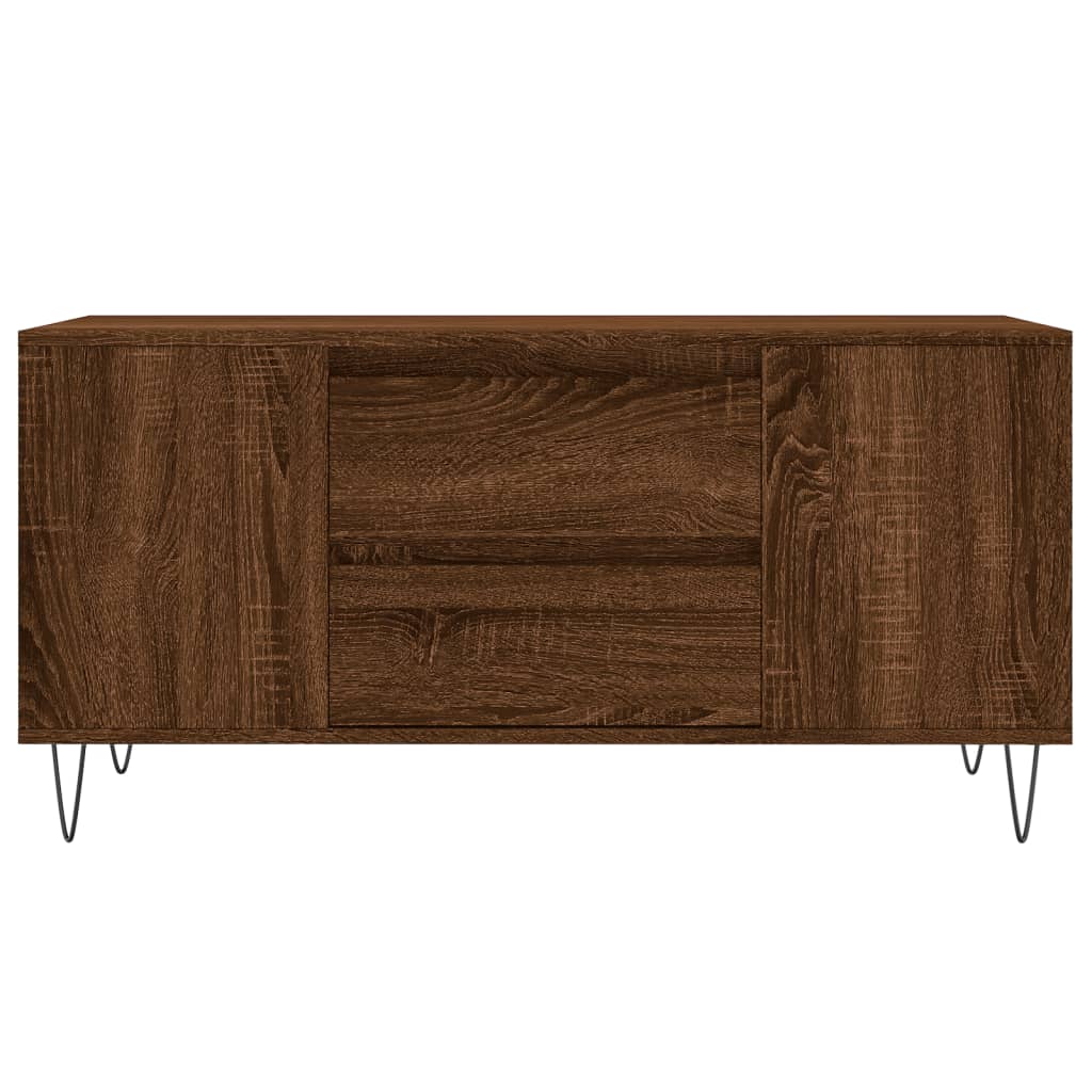 Couchtisch Braun Eichen-Optik 102x44,5x50 cm Holzwerkstoff