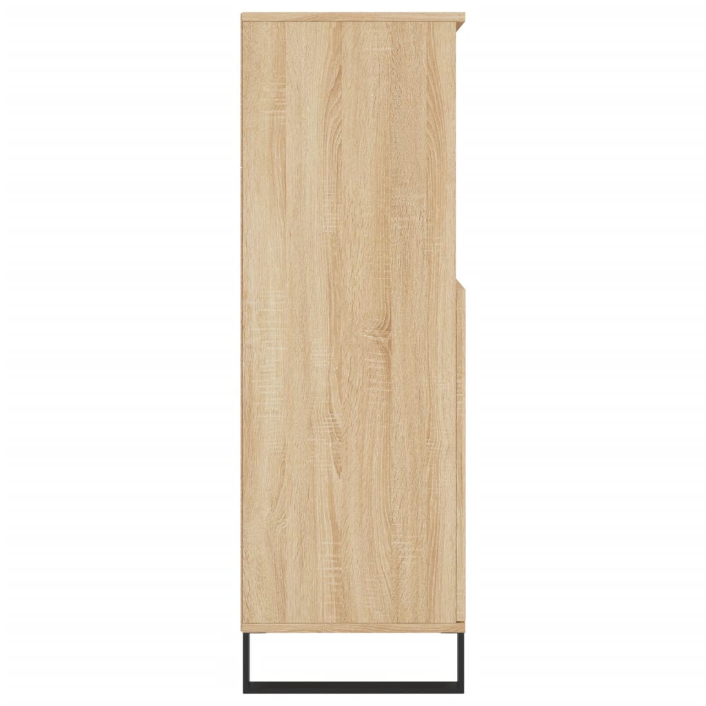 Highboard Sonoma-Eiche 60x36x110 cm Holzwerkstoff