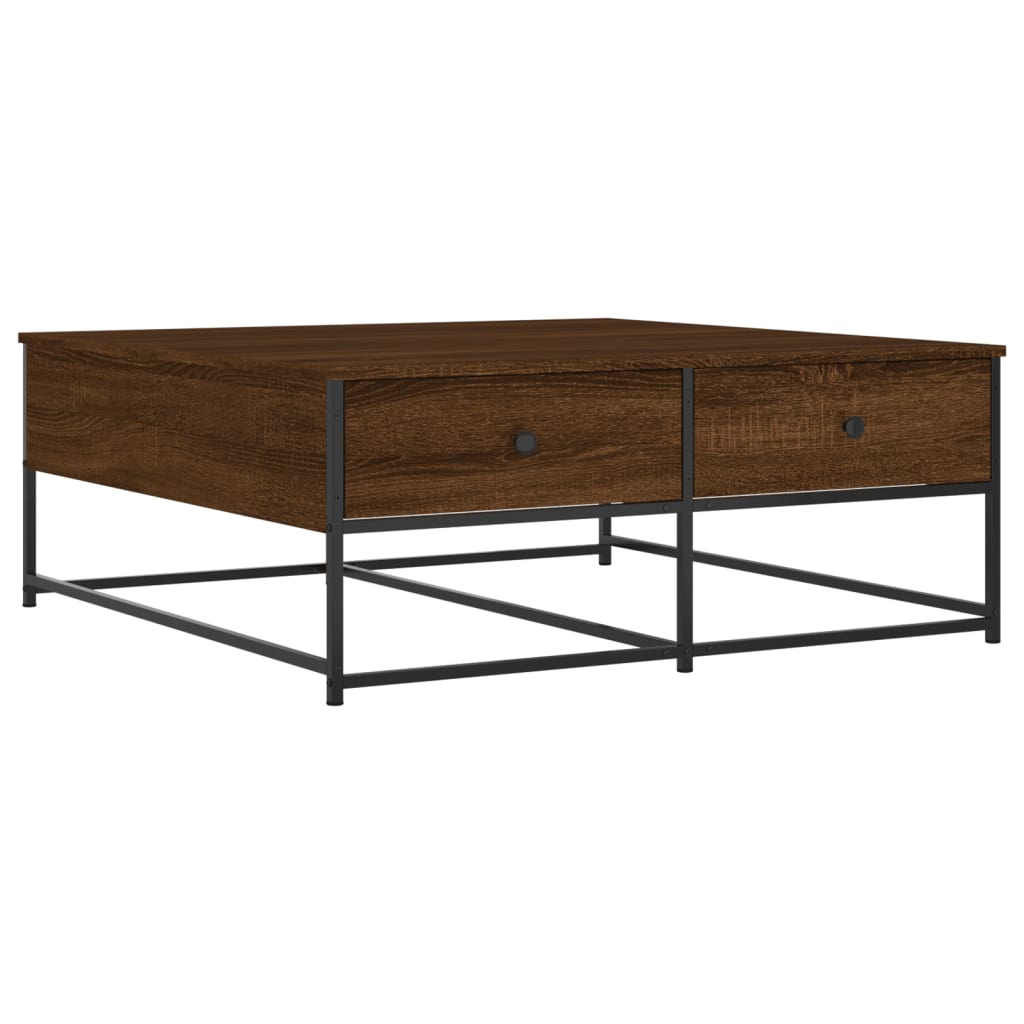 Couchtisch Braun Eichen-Optik 100x99x40 cm Holzwerkstoff