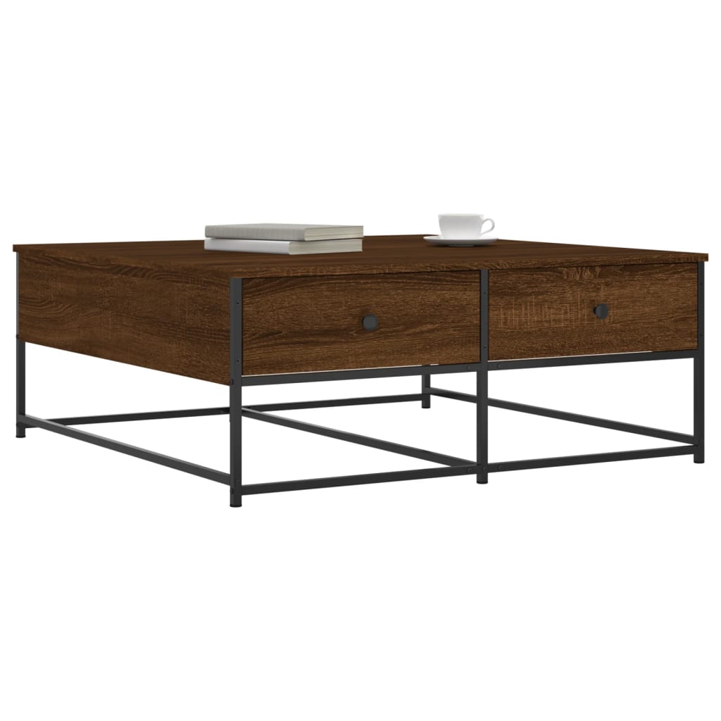 Couchtisch Braun Eichen-Optik 100x99x40 cm Holzwerkstoff