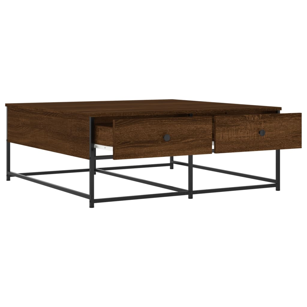 Couchtisch Braun Eichen-Optik 100x99x40 cm Holzwerkstoff