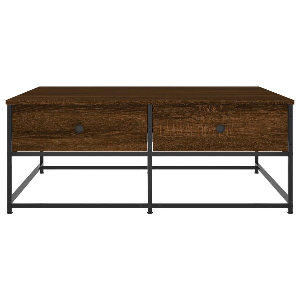 Couchtisch Braun Eichen-Optik 100x99x40 cm Holzwerkstoff