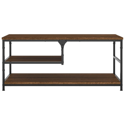 Couchtisch Braun Eichen-Optik 90x49x40 cm Holzwerkstoff