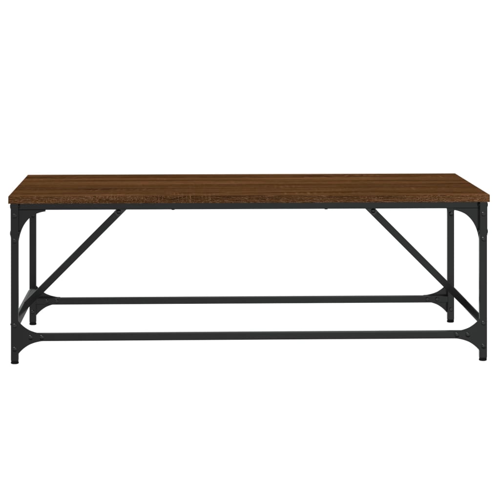 Couchtisch Braun Eichen-Optik 100x50x35 cm Holzwerkstoff