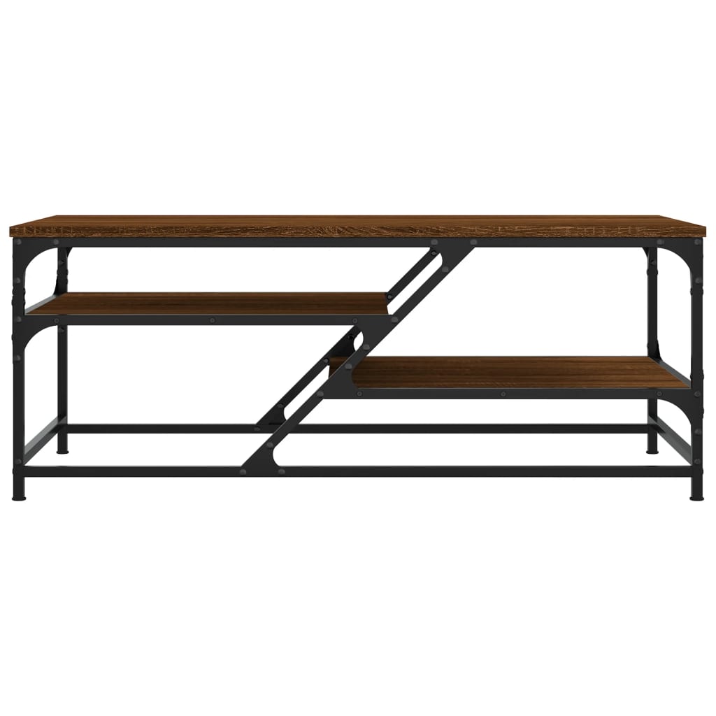 Couchtisch Braun Eichen-Optik 100x49x40 cm Holzwerkstoff