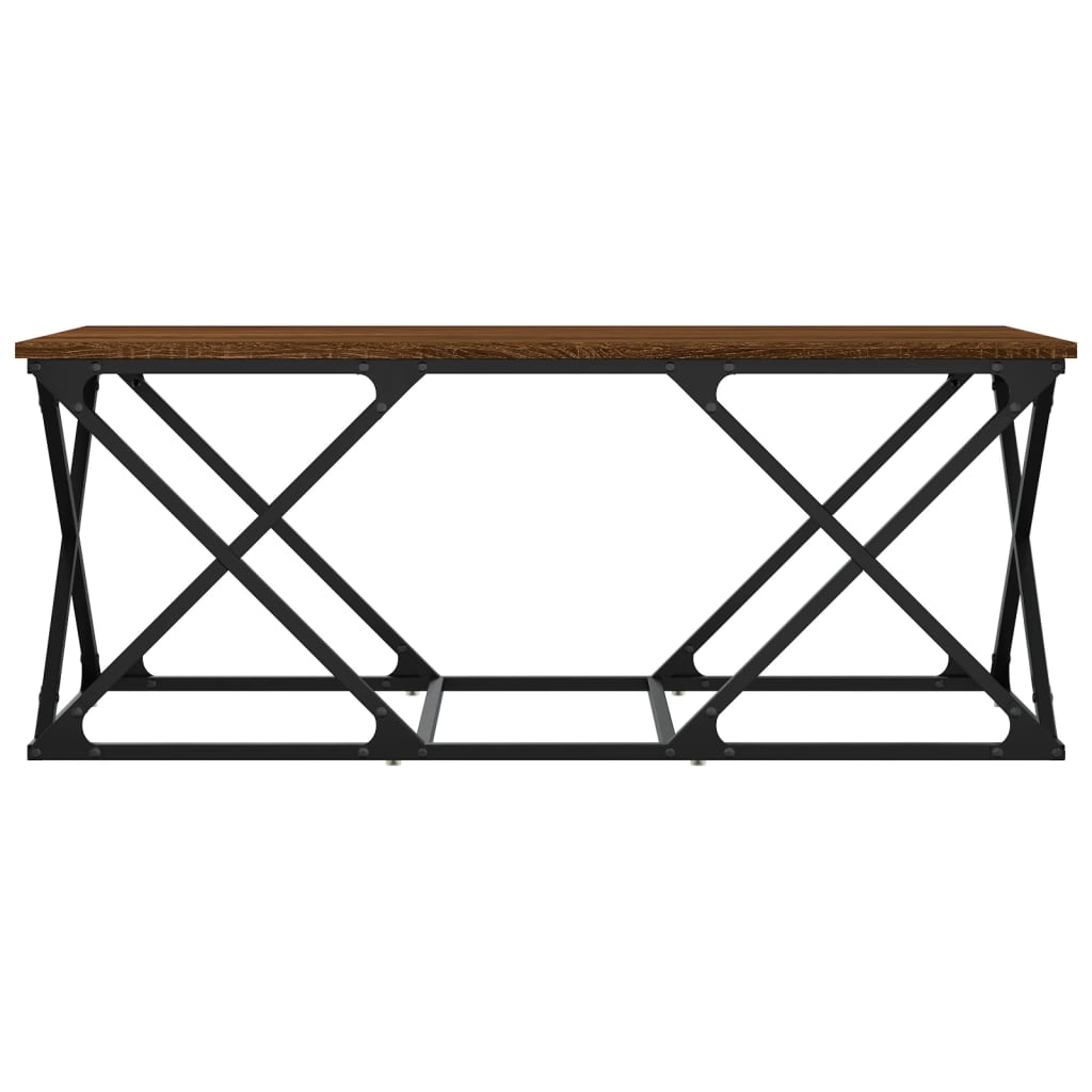 Couchtisch Braun Eichen-Optik 100x49x40 cm Holzwerkstoff