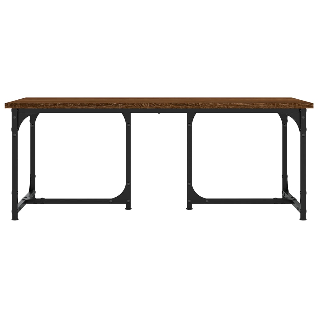 Couchtisch Braun Eichen-Optik 90x50x35 cm Holzwerkstoff