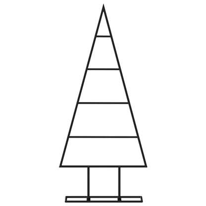 Metall-Weihnachtsbaum Deko Schwarz 60 cm