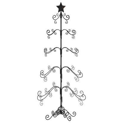 Metall-Weihnachtsbaum für Dekorationen Schwarz 150 cm