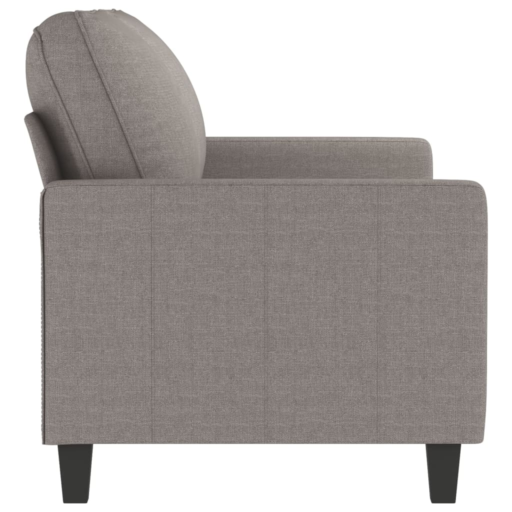 2-Sitzer-Sofa "Lina" Taupe 140 cm Stoff