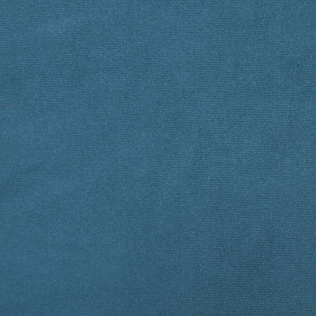 2-Sitzer-Sofa Blau 140 cm Samt