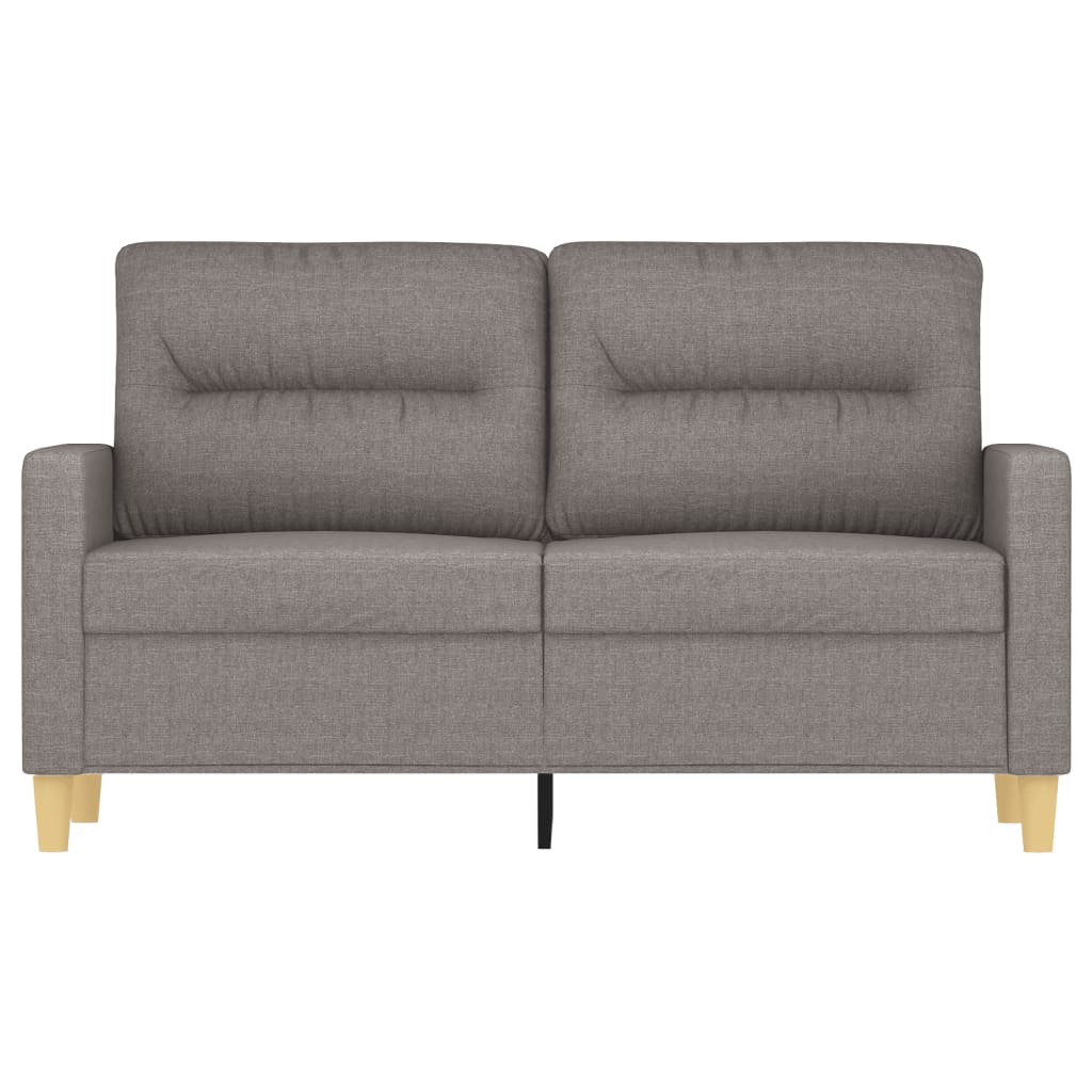 2-Sitzer-Sofa "Therese" Taupe 120 cm Stoff