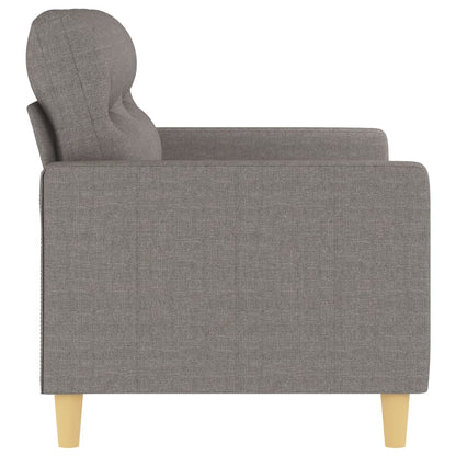 2-Sitzer-Sofa "Therese" Taupe 120 cm Stoff