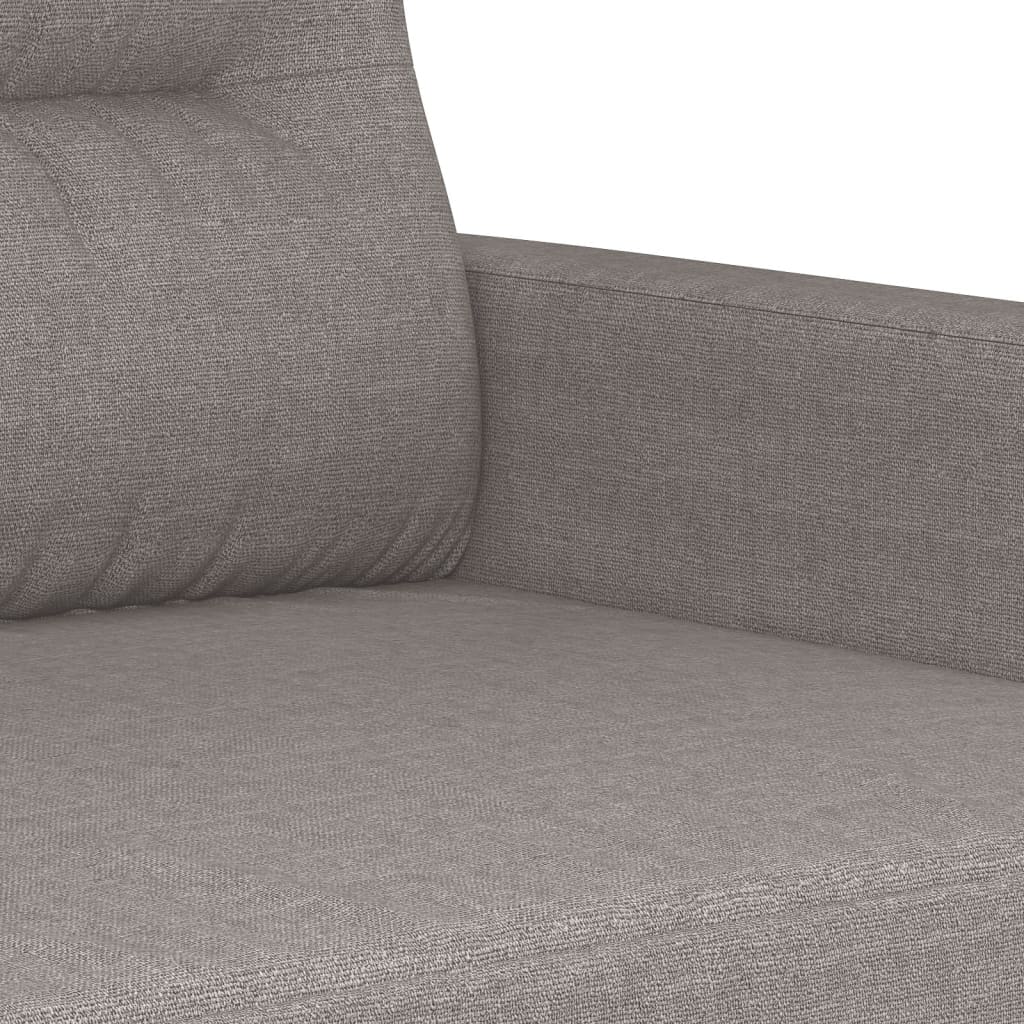 2-Sitzer-Sofa "Therese" Taupe 120 cm Stoff