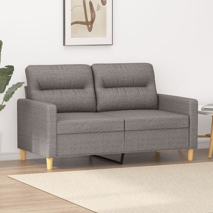 2-Sitzer-Sofa "Therese" Taupe 120 cm Stoff