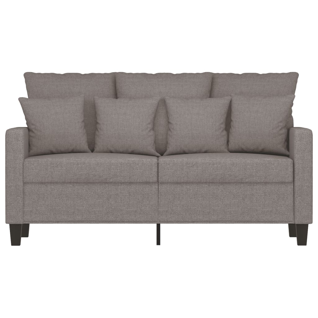 2-Sitzer-Sofa "Samanta" Taupe 120 cm Stoff