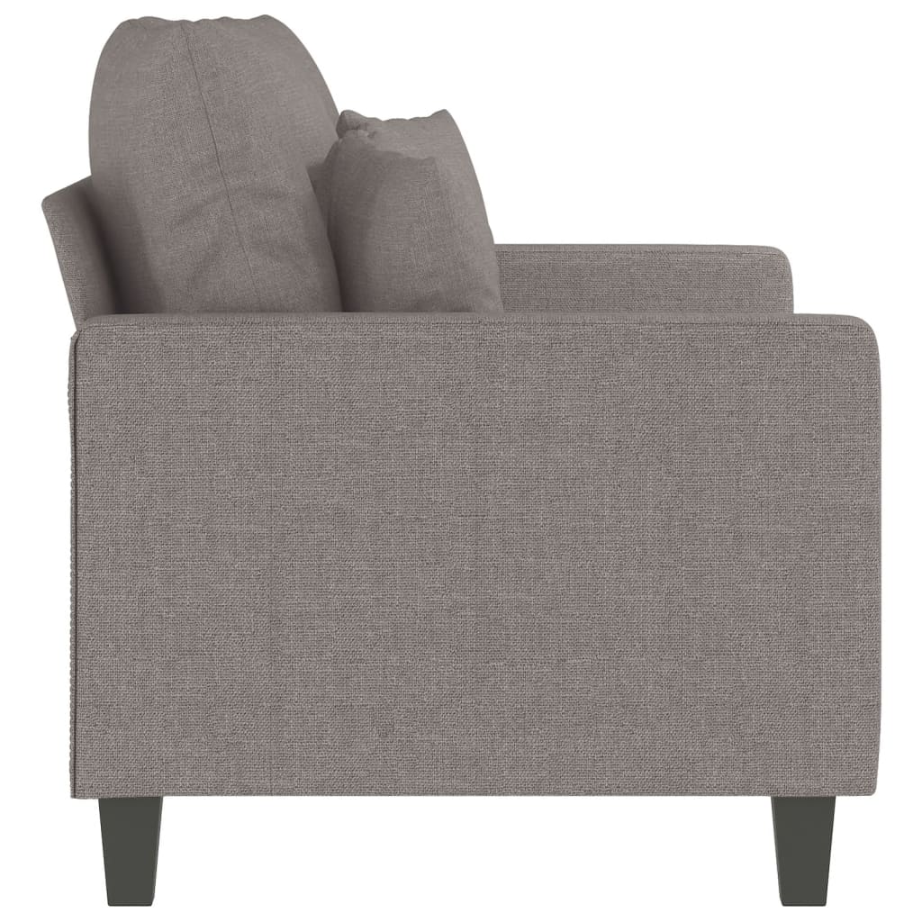 2-Sitzer-Sofa "Samanta" Taupe 120 cm Stoff