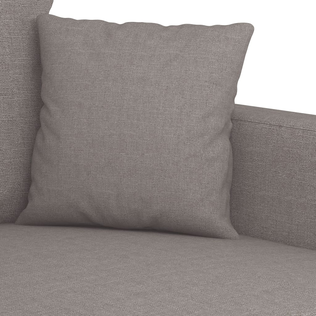 2-Sitzer-Sofa "Samanta" Taupe 120 cm Stoff