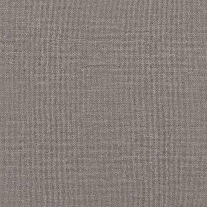 2-Sitzer-Sofa Taupe 140 cm Stoff