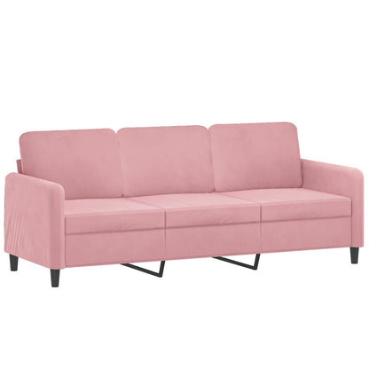 3-Sitzer-Sofa Rosa 180 cm Samt