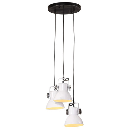 Lampe suspendue 25 W blanche 30x30x100 cm E27