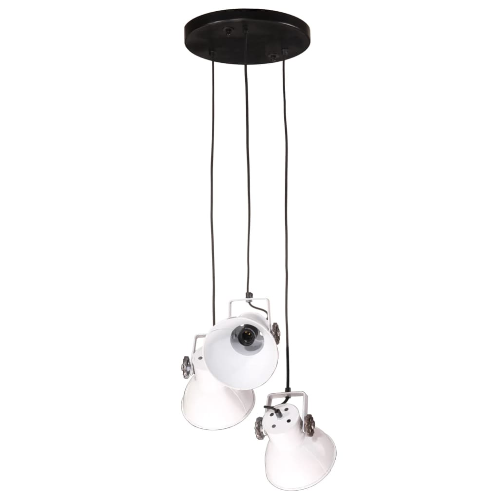 Lampe suspendue 25 W blanche 30x30x100 cm E27