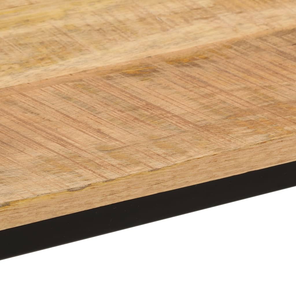 Mesa de comedor 110x55x75 cm Madera maciza de mango rugosa y hierro