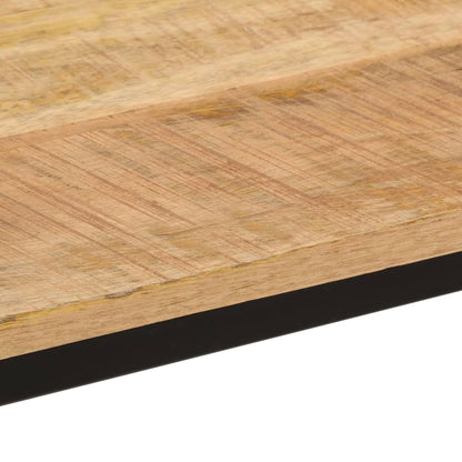 Mesa de comedor 110x55x75 cm Madera maciza de mango rugosa y hierro