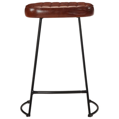 Tabourets de bar 2 pcs Marron foncé 41x29x62 cm