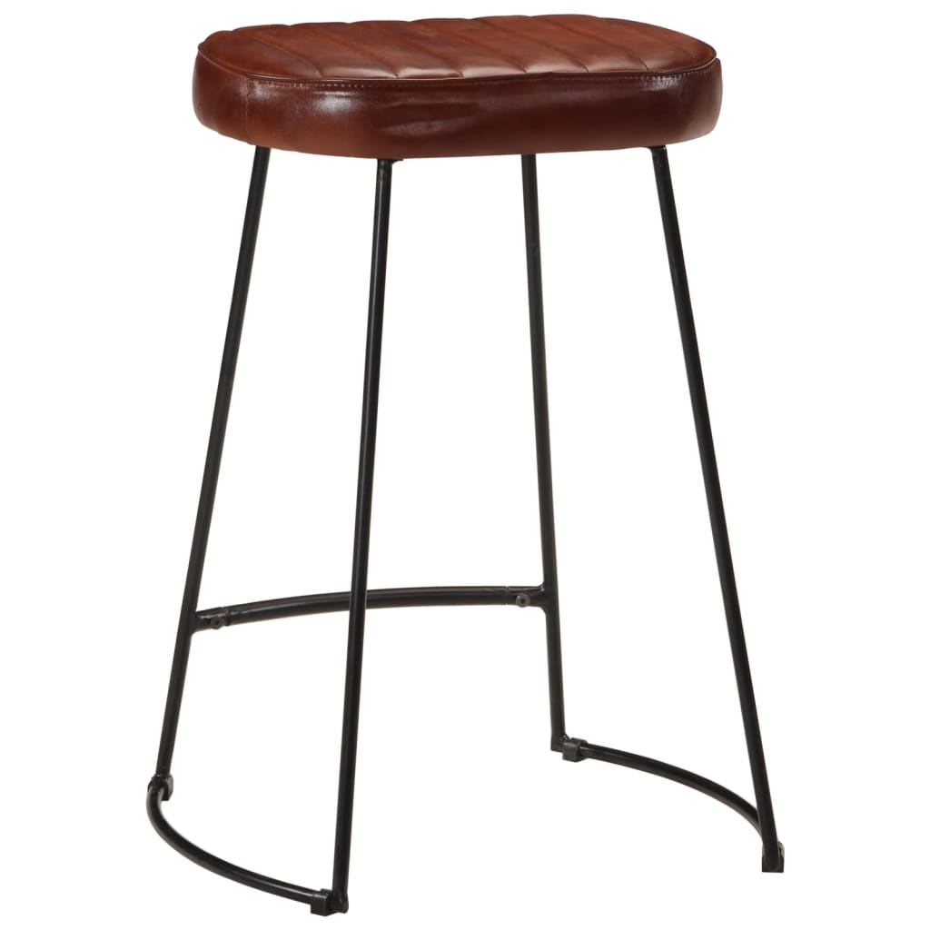 Tabourets de bar 2 pcs Marron foncé 41x29x62 cm