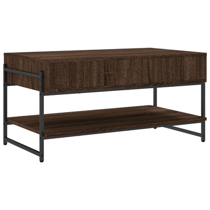 Couchtisch Braun Eichen-Optik 90x50x45 cm Holzwerkstoff