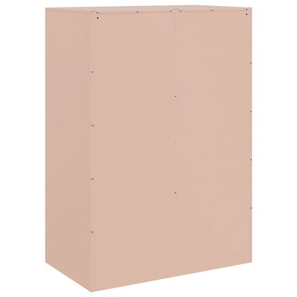 Alacena rosa 67x39x95 cm acero