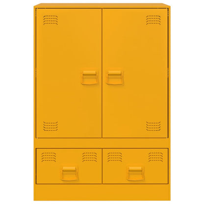 Alacena amarillo mostaza 67x39x95 cm acero