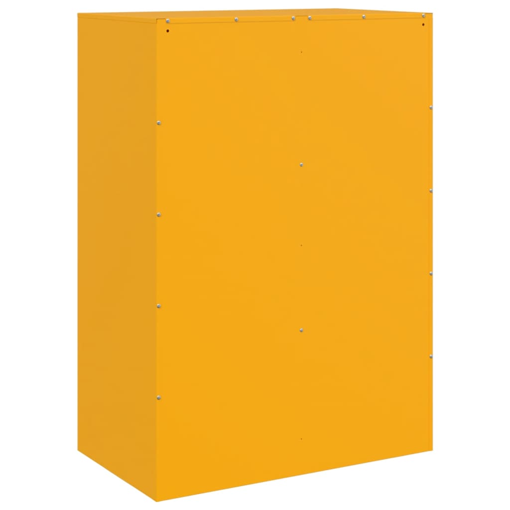 Alacena amarillo mostaza 67x39x95 cm acero