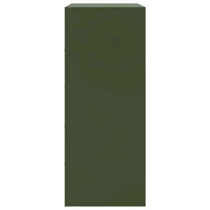 Alacena verde oliva 67x39x95 cm acero