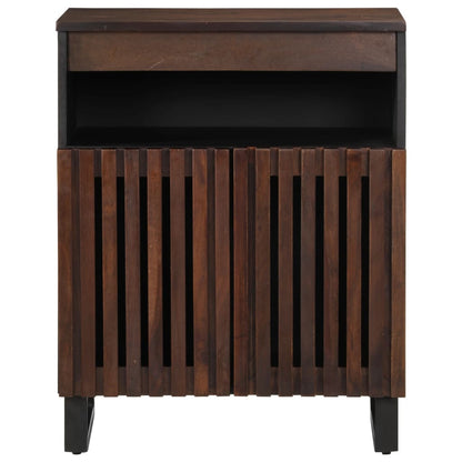 Sideboard Braun 60x34x75 cm Massivholz Mango