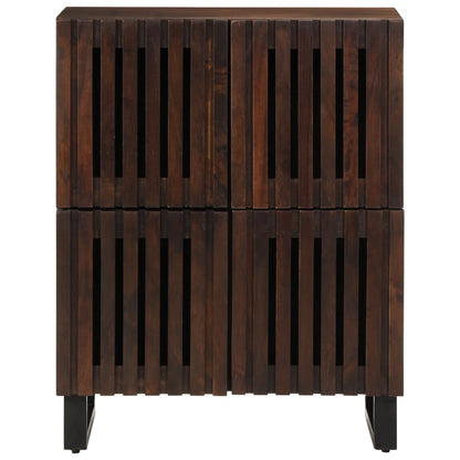 Sideboard Braun 60x34x75 cm Massivholz Mango