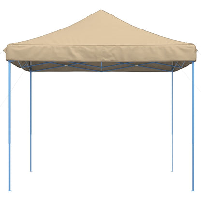 Tente de fête pliable pop-up beige 292x292x315 cm