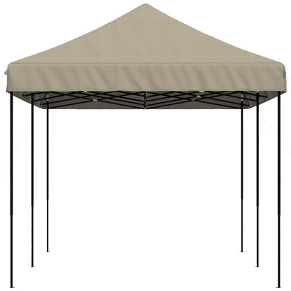 Partyzelt Faltbar Pop-Up Taupe 580x292x315 cm