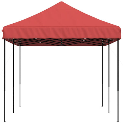 Tente de fête pliable pop-up rouge bordeaux 580x292x315 cm