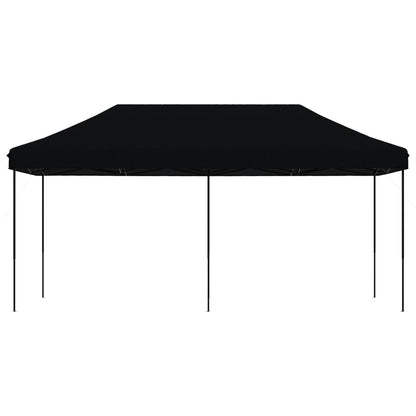 Partyzelt Faltbar Pop-Up Schwarz 580x292x315 cm