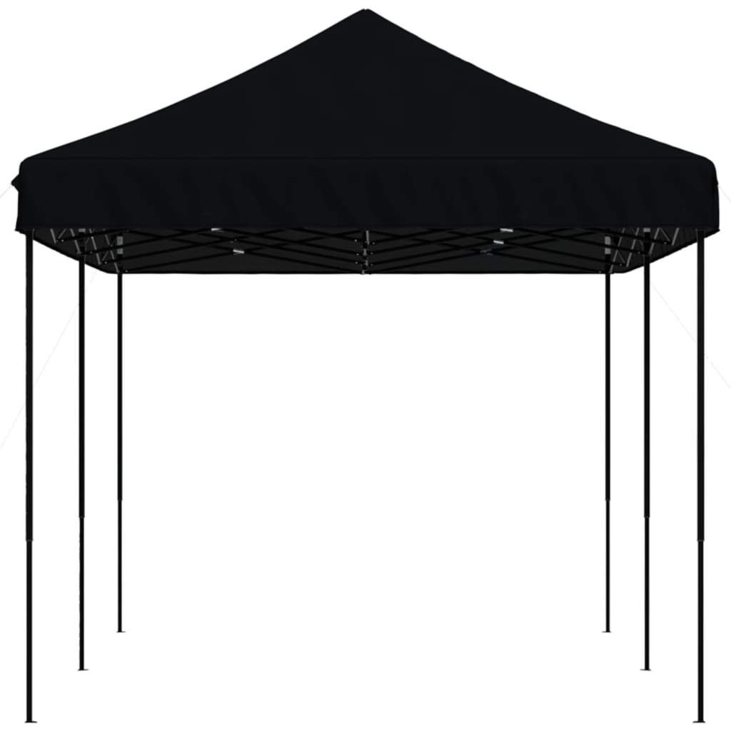 Partyzelt Faltbar Pop-Up Schwarz 580x292x315 cm