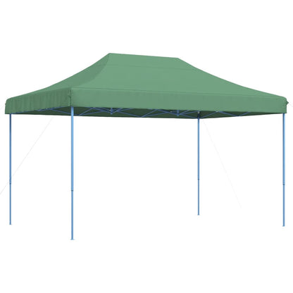 Tente de fête pliable pop-up verte 440x292x315 cm