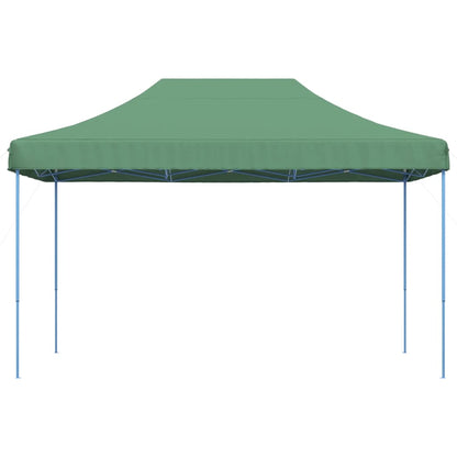 Tente de fête pliable pop-up verte 440x292x315 cm